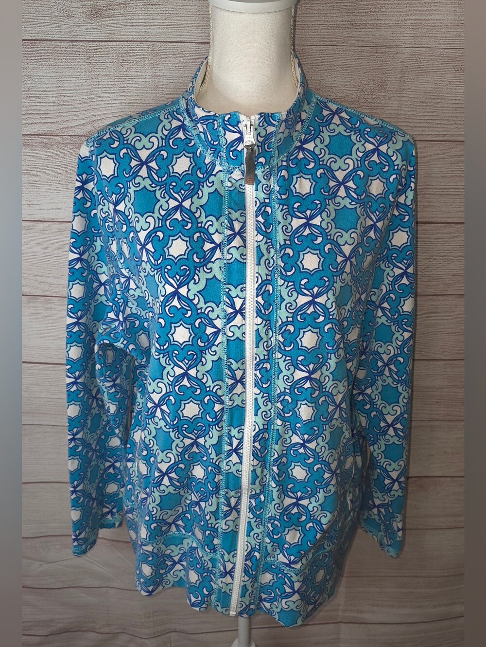 Talbots 2X Full Zip Activewear Jacket